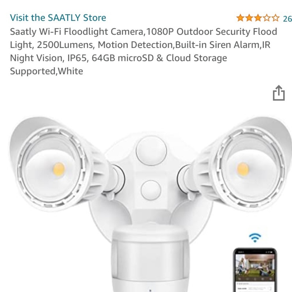 Smart floodlight camera - Picture 5 of 8